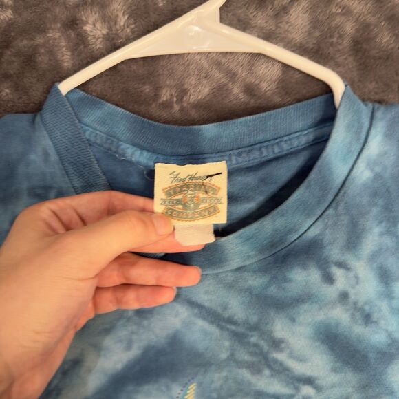 Vtg Ouray Colorado Aztec Shirt Adult Large Single Stitch 90's Blue Grand Canyon - Picture 2 of 6